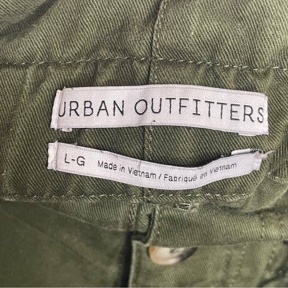 Urban Outfitters Terra Paperbag Ultra High Waisted Pants Y2K Grunge in Green L - Picture 9 of 12